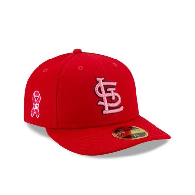 Red St. Louis Cardinals Hat - New Era MLB Mother's Day Low Profile 59FIFTY Fitted Caps USA9382740